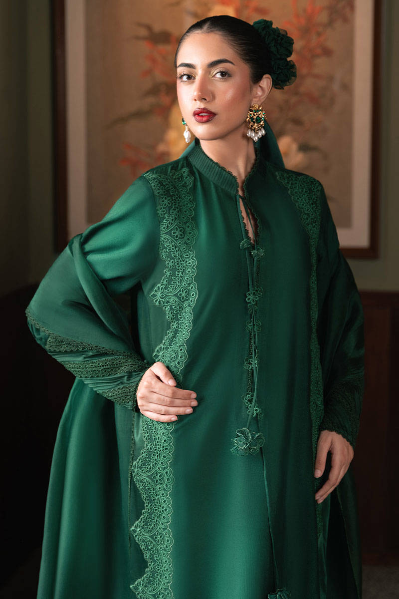MNR | Chaye Coffee Luxury Pret | Aurora Emerald by MNR - Designer Dress - Type: Ladies Clothes - Available at Libayah - 100% Original