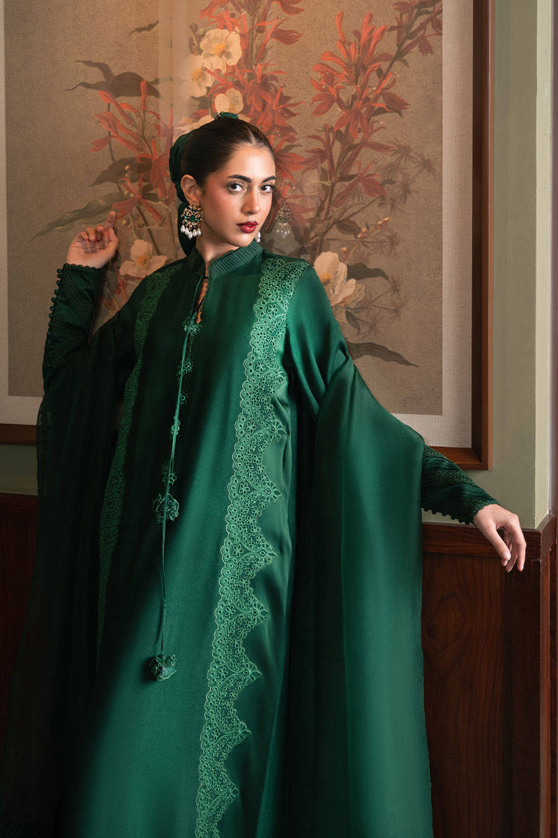 MNR | Chaye Coffee Luxury Pret | Aurora Emerald by MNR - Designer Dress - Type: Ladies Clothes - Available at Libayah - 100% Original