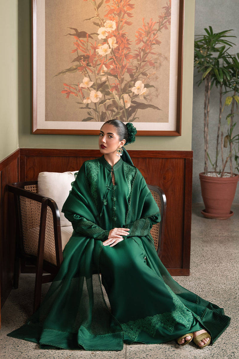 MNR | Chaye Coffee Luxury Pret | Aurora Emerald by MNR - Designer Dress - Type: Ladies Clothes - Available at Libayah - 100% Original