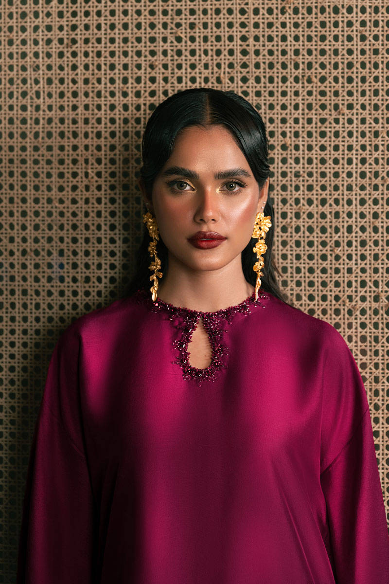 MNR | Chaye Coffee Luxury Pret | Ruby Romance by MNR - Designer Dress - Type: Ladies Clothes - Available at Libayah - 100% Original