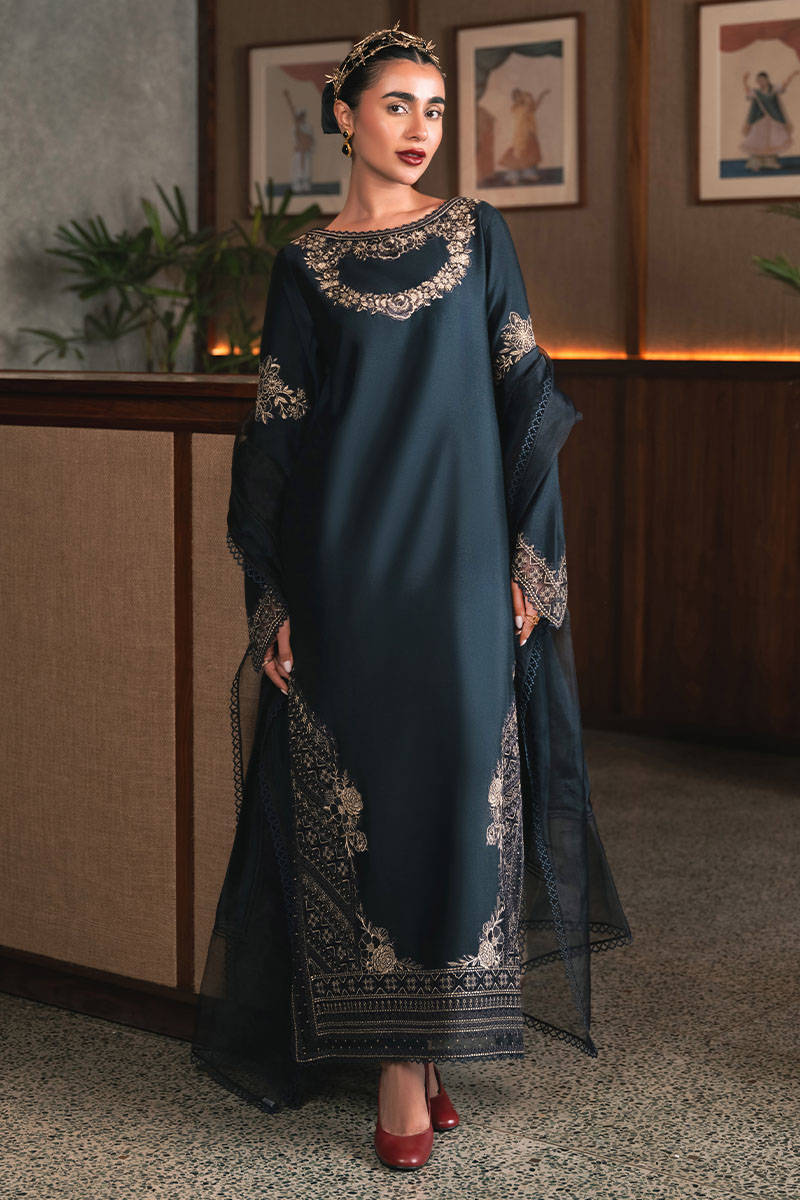 MNR | Chaye Coffee Luxury Pret | Twilight by MNR - Designer Dress - Type: Ladies Clothes - Available at Libayah - 100% Original