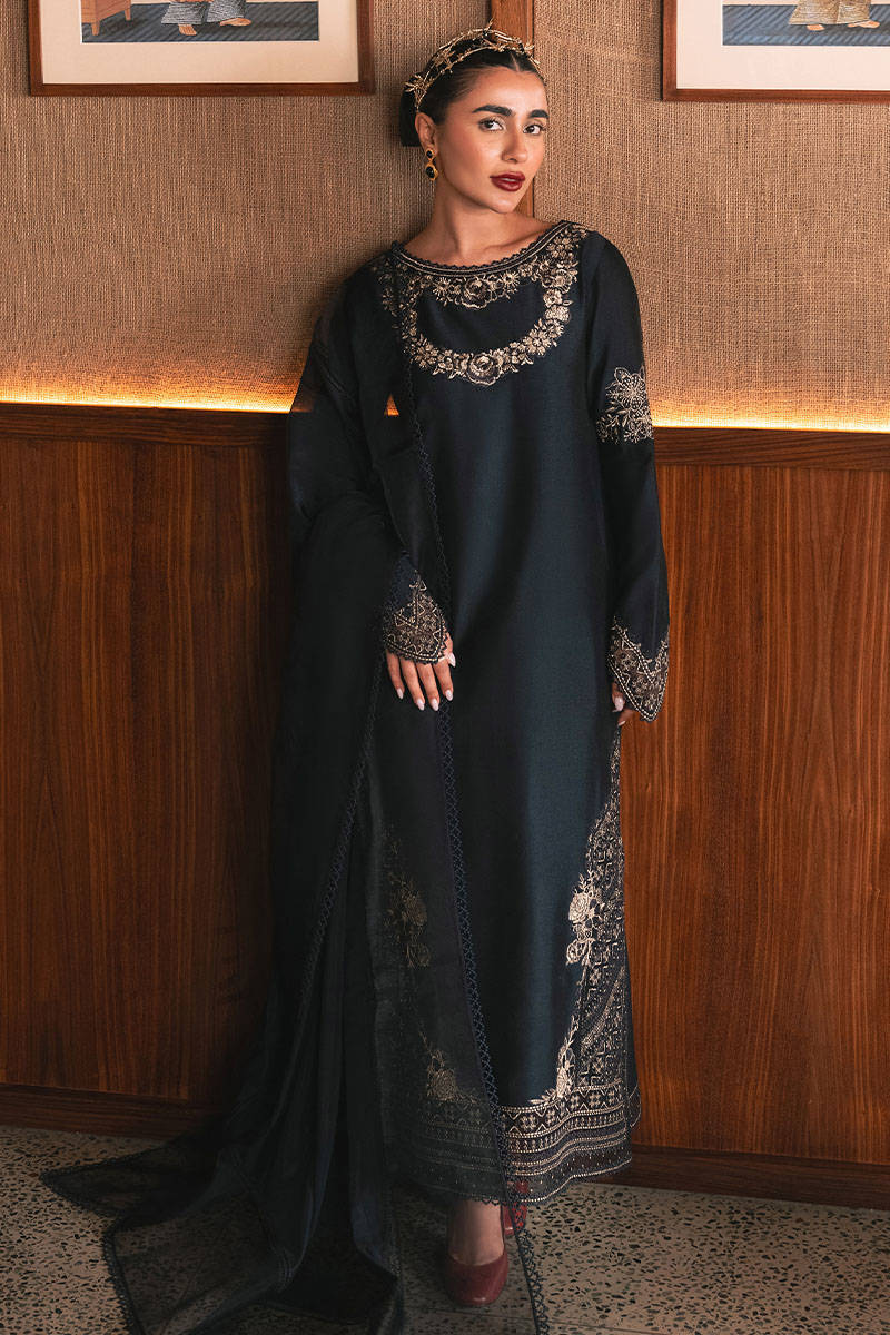 MNR | Chaye Coffee Luxury Pret | Twilight by MNR - Designer Dress - Type: Ladies Clothes - Available at Libayah - 100% Original