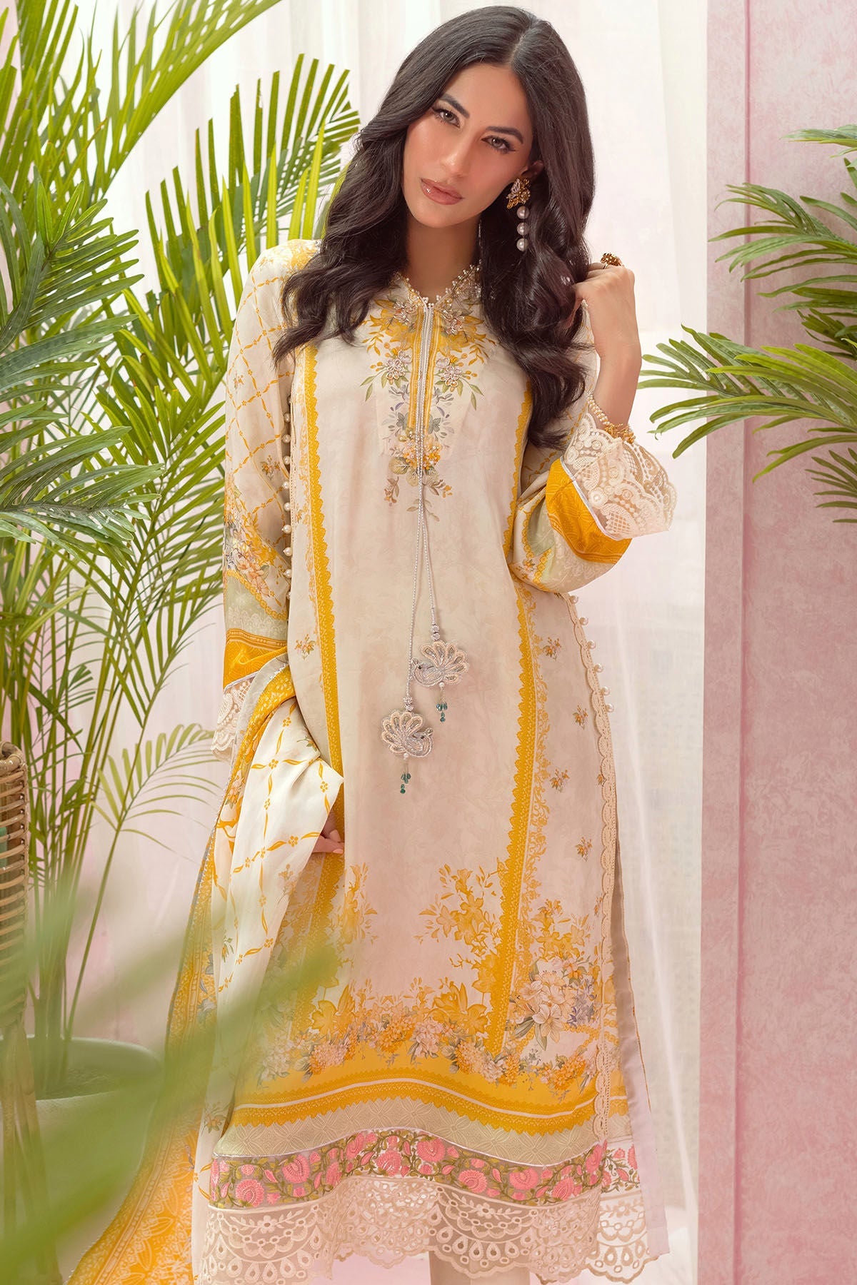 Annus Abrar | Luxe Silk Pret | NOEMIE by Annus Abrar - Designer Dress - Type: Ladies Clothes - Available at Libayah - 100% Original