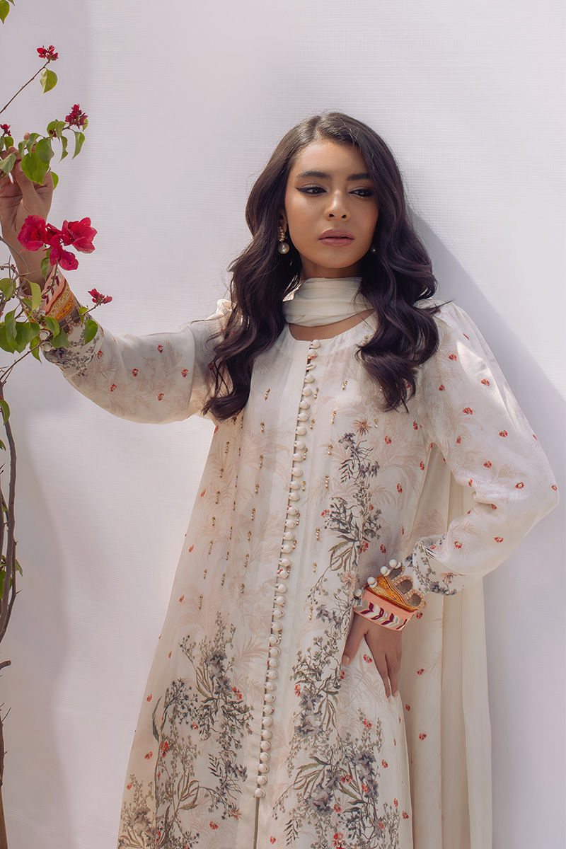 Ansab Jahangir | Luxury Silk Pret | BOTANICAL BLISS by Ansab Jahangir - Designer Dress - Type: Ladies Clothes - Available at Libayah - 100% Original