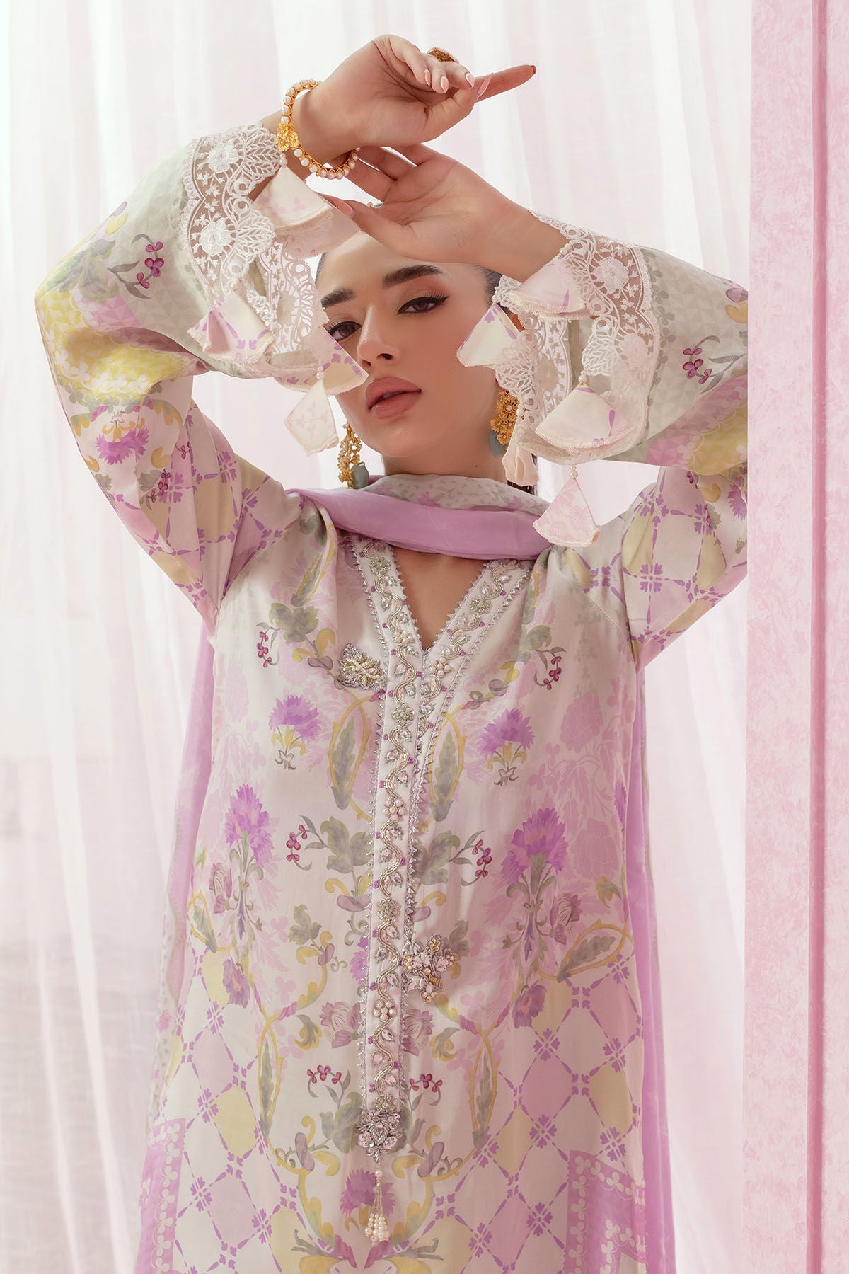 Annus Abrar | Luxe Silk Pret | REINE by Annus Abrar - Designer Dress - Type: Ladies Clothes - Available at Libayah - 100% Original