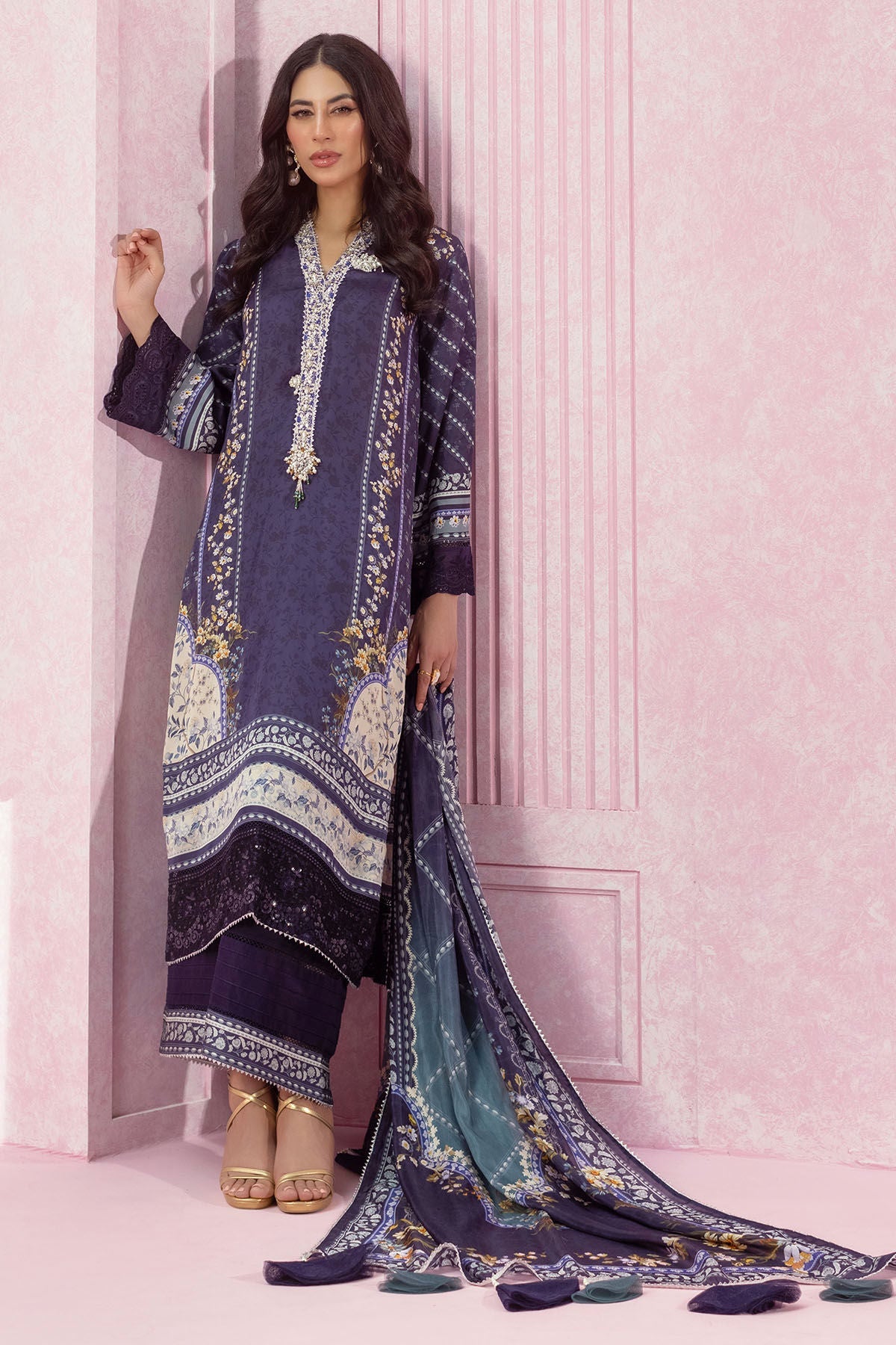 Annus Abrar | Luxe Silk Pret | ZOEY by Annus Abrar - Designer Dress - Type: Ladies Clothes - Available at Libayah - 100% Original