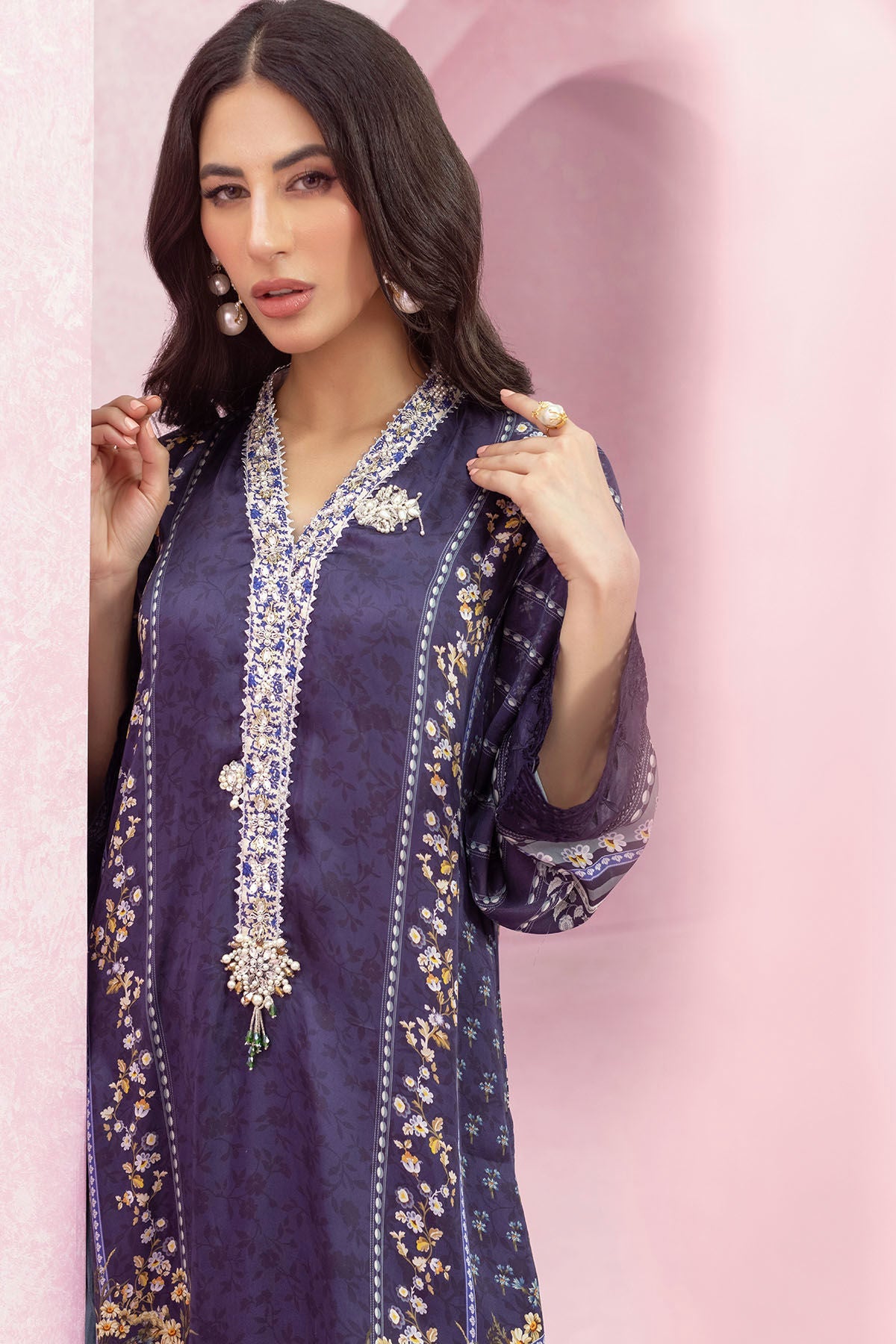 Annus Abrar | Luxe Silk Pret | ZOEY by Annus Abrar - Designer Dress - Type: Ladies Clothes - Available at Libayah - 100% Original