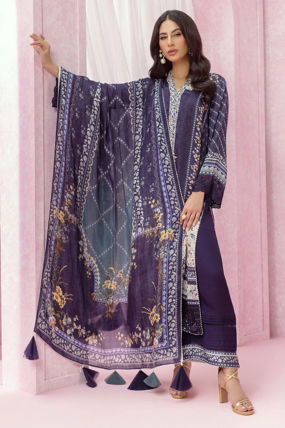 Annus Abrar | Luxe Silk Pret | ZOEY by Annus Abrar - Designer Dress - Type: Ladies Clothes - Available at Libayah - 100% Original