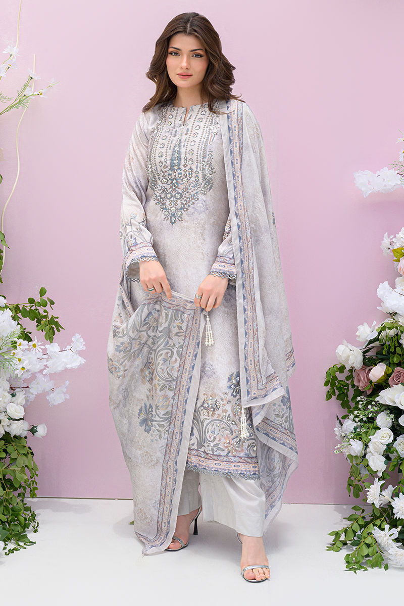 Fatima Khan | Prints and Petals | Moonlit Grace by Fatima Khan - Designer Dress  - Type : Ladies Clothes - Available at Libayah - 100% Original 