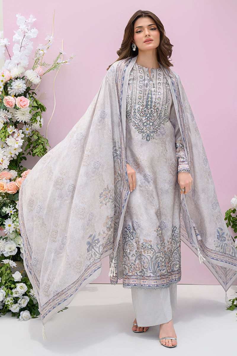 Fatima Khan | Prints and Petals | Moonlit Grace by Fatima Khan - Designer Dress  - Type : Ladies Clothes - Available at Libayah - 100% Original 