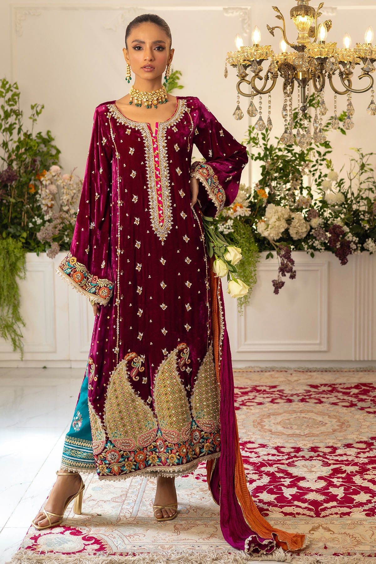 Annus Abrar | Semi Formals | SADAF by Annus Abrar - Designer Dress - Type: Ladies Clothes - Available at Libayah - 100% Original