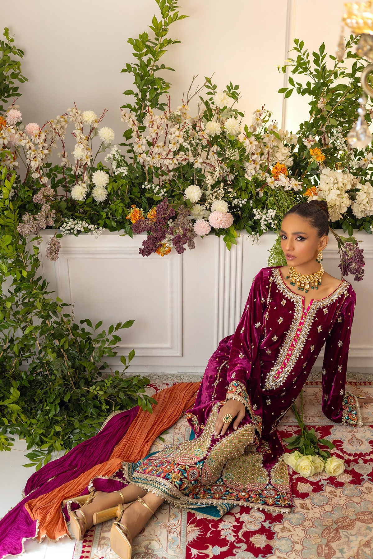 Annus Abrar | Semi Formals | SADAF by Annus Abrar - Designer Dress - Type: Ladies Clothes - Available at Libayah - 100% Original
