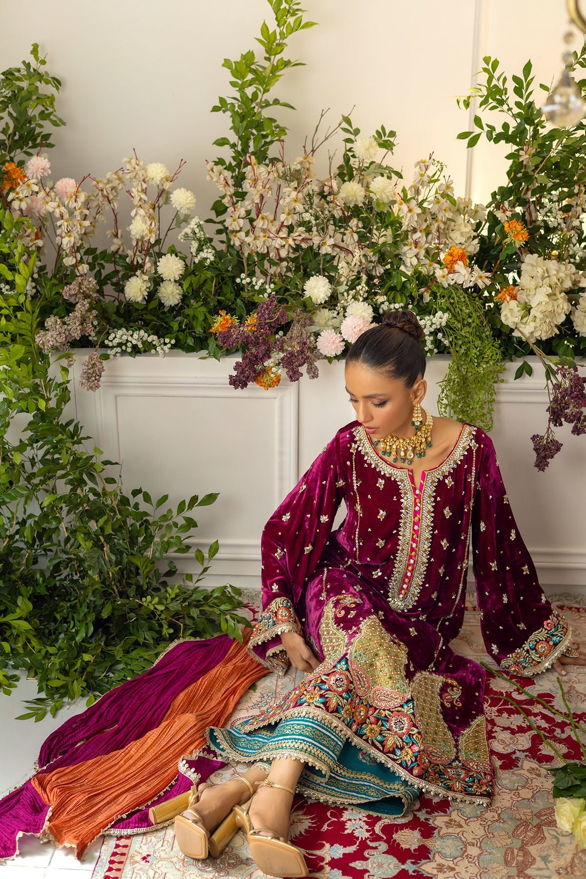 Annus Abrar | Semi Formals | SADAF by Annus Abrar - Designer Dress - Type: Ladies Clothes - Available at Libayah - 100% Original