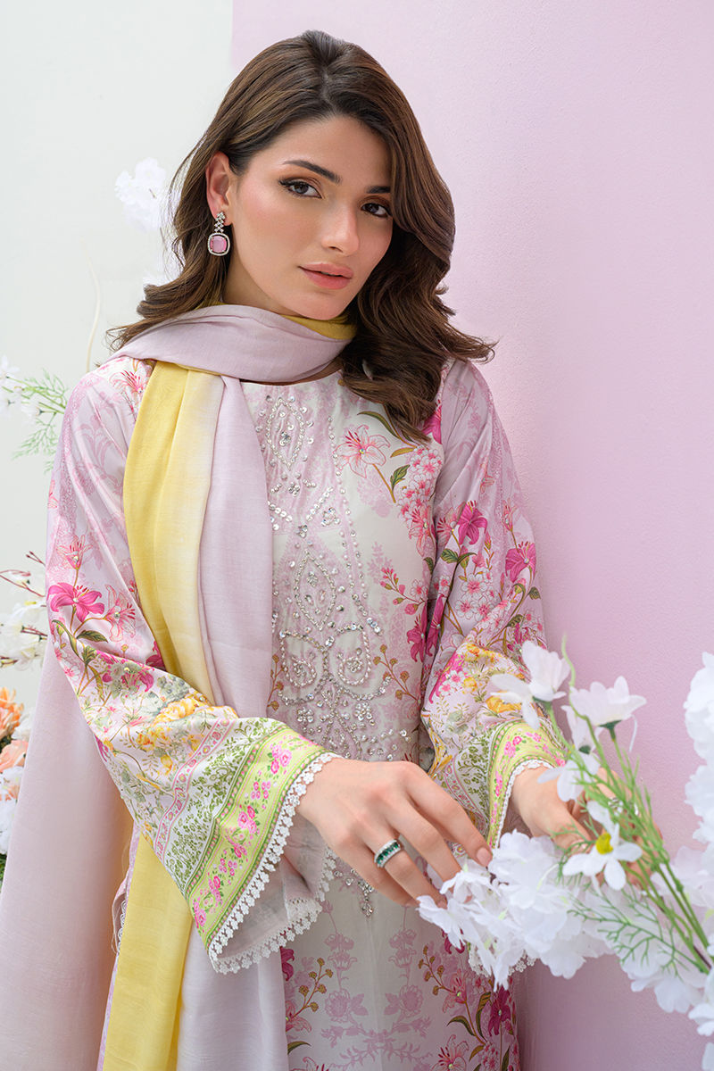 Fatima Khan | Prints and Petals | Rose Reverie by Fatima Khan - Designer Dress  - Type : Ladies Clothes - Available at Libayah - 100% Original 