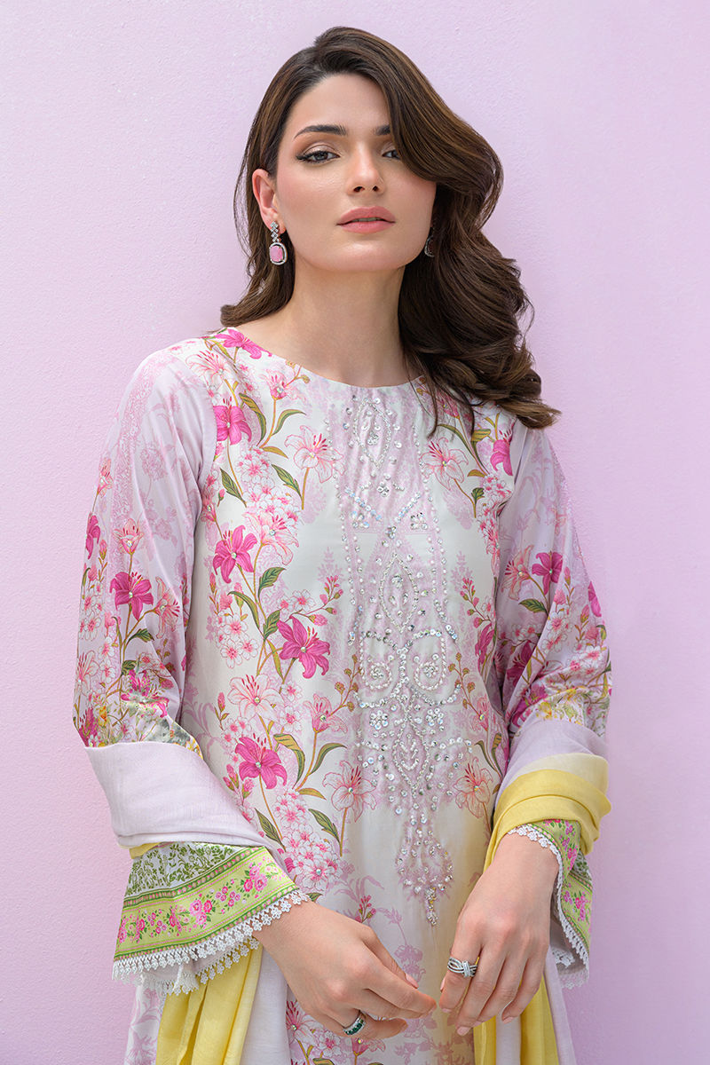 Fatima Khan | Eid Digital Silk Prints | Rose Reverie by Fatima Khan - Designer Dress - Type: Ladies Clothes - Available at Libayah - 100% Original