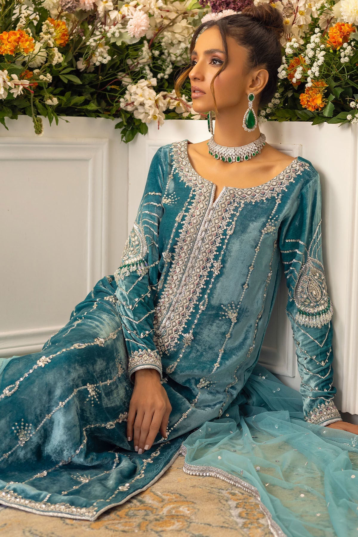 Annus Abrar | Semi Formals | HANIYAH by Annus Abrar - Designer Dress - Type: Ladies Clothes - Available at Libayah - 100% Original