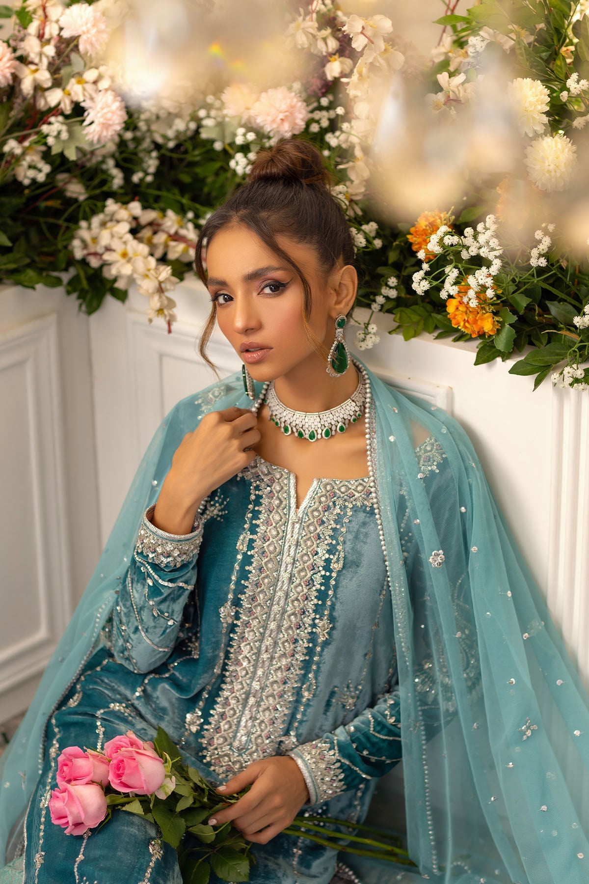 Annus Abrar | Semi Formals | HANIYAH by Annus Abrar - Designer Dress - Type: Ladies Clothes - Available at Libayah - 100% Original