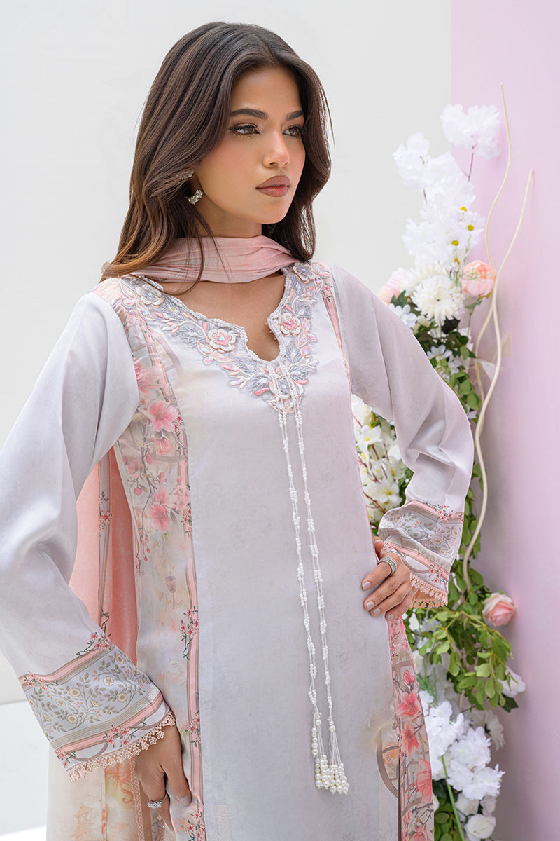 Fatima Khan | Eid Digital Silk Prints | Oriental Haze by Fatima Khan - Designer Dress - Type: Ladies Clothes - Available at Libayah - 100% Original