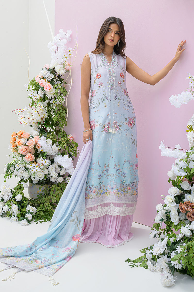 Fatima Khan | Prints and Petals | Skye by Fatima Khan - Designer Dress  - Type : Ladies Clothes - Available at Libayah - 100% Original 