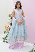 Fatima Khan | Eid Digital Silk Prints | Skye by Fatima Khan - Designer Dress - Type: Ladies Clothes - Available at Libayah - 100% Original