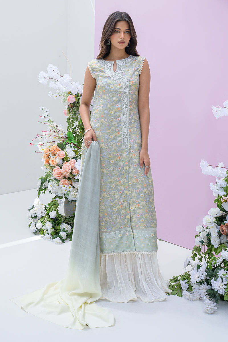 Fatima Khan | Prints and Petals | Dandelions by Fatima Khan - Designer Dress  - Type : Ladies Clothes - Available at Libayah - 100% Original 