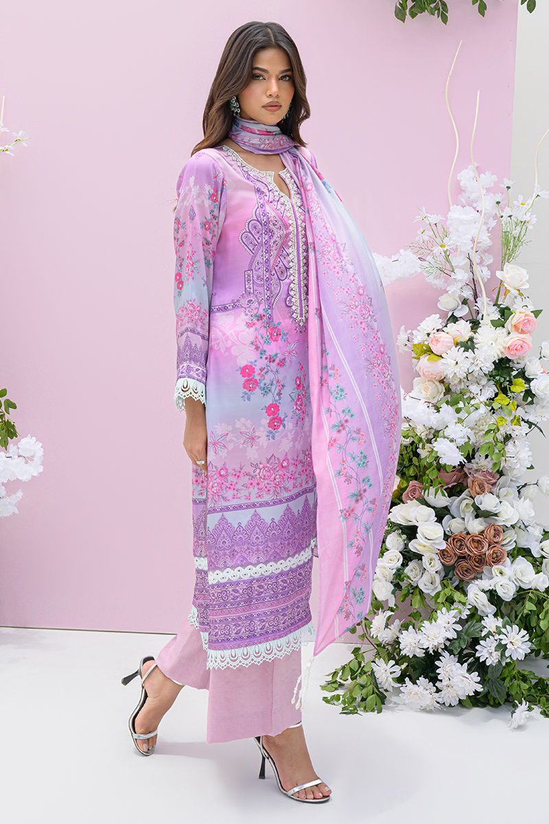 Fatima Khan | Eid Digital Silk Prints | Gardenia by Fatima Khan - Designer Dress - Type: Ladies Clothes - Available at Libayah - 100% Original