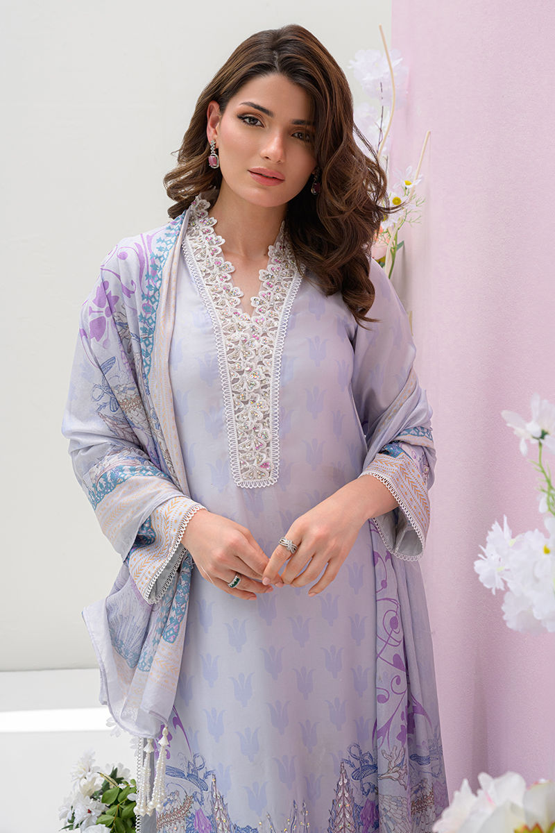 Fatima Khan | Eid Digital Silk Prints | Dawn by Fatima Khan - Designer Dress - Type: Ladies Clothes - Available at Libayah - 100% Original