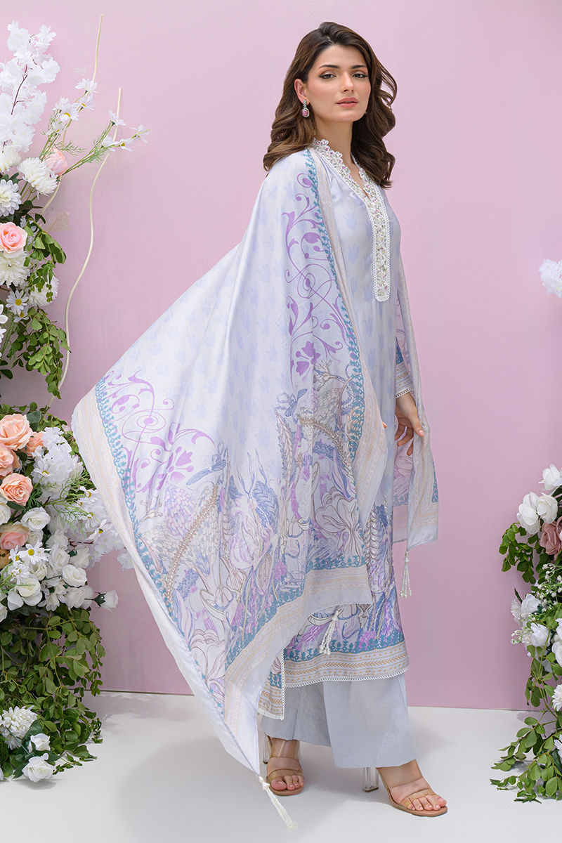 Fatima Khan | Eid Digital Silk Prints | Dawn by Fatima Khan - Designer Dress - Type: Ladies Clothes - Available at Libayah - 100% Original