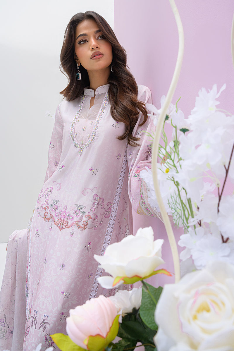 Fatima Khan | Eid Digital Silk Prints | Pastella by Fatima Khan - Designer Dress - Type: Ladies Clothes - Available at Libayah - 100% Original