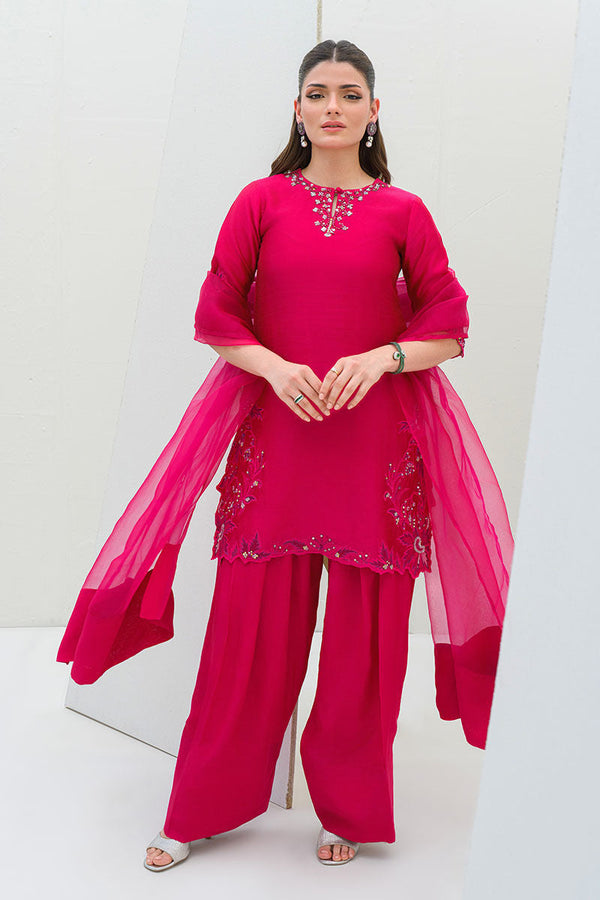Fatima Khan | Serene Eid Luxe Pret | Pinktastic by Fatima Khan - Designer Dress - Type: Ladies Clothes - Available at Libayah - 100% Original
