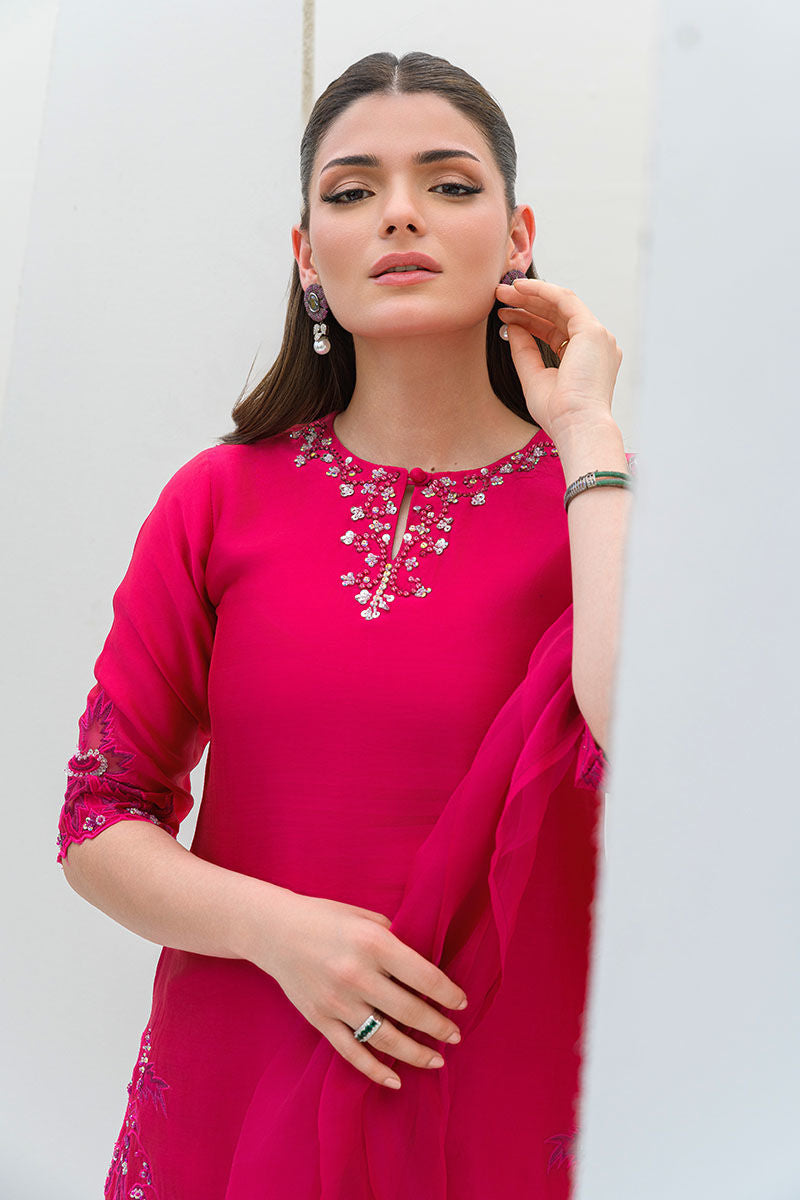 Fatima Khan | Serene Eid Luxe Pret | Pinktastic by Fatima Khan - Designer Dress - Type: Ladies Clothes - Available at Libayah - 100% Original
