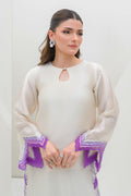 Fatima Khan | Serene Eid Luxe Pret | Majestic Ivory by Fatima Khan - Designer Dress - Type: Ladies Clothes - Available at Libayah - 100% Original