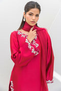 Fatima Khan | Serene Eid Luxe Pret | Ruby Rouge by Fatima Khan - Designer Dress - Type: Ladies Clothes - Available at Libayah - 100% Original