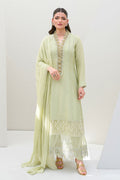 Fatima Khan | Serene Eid Luxe Pret | Honeydew Hue by Fatima Khan - Designer Dress - Type: Ladies Clothes - Available at Libayah - 100% Original