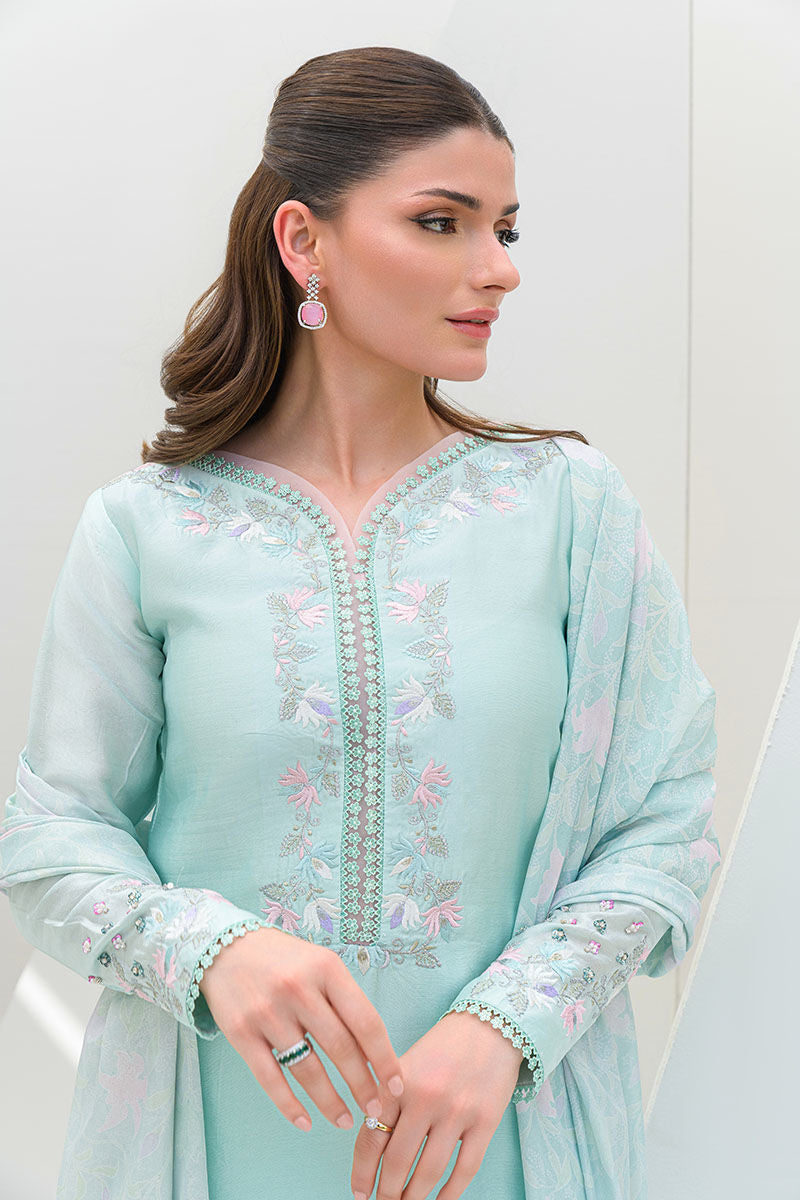 Fatima Khan | Serene Eid Luxe Pret | Minty Magic by Fatima Khan - Designer Dress - Type: Ladies Clothes - Available at Libayah - 100% Original