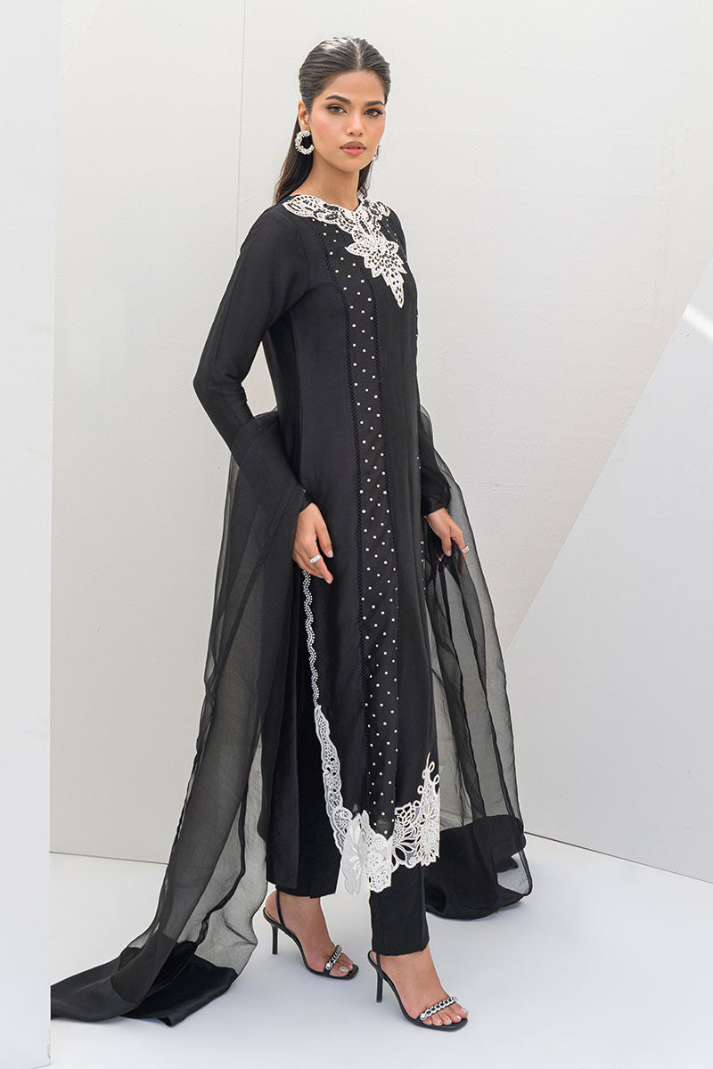 Fatima Khan | Serene Eid Luxe Pret | Obsidian by Fatima Khan - Designer Dress - Type: Ladies Clothes - Available at Libayah - 100% Original