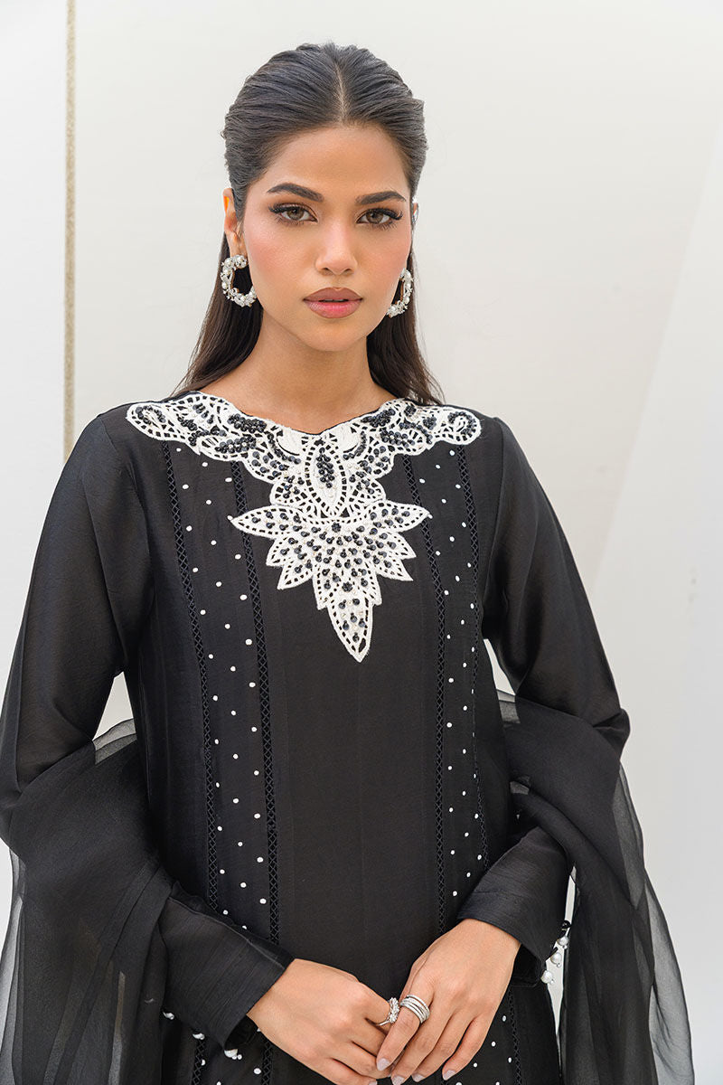 Fatima Khan | Serene Eid Luxe Pret | Obsidian by Fatima Khan - Designer Dress - Type: Ladies Clothes - Available at Libayah - 100% Original