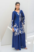 Fatima Khan | Serene Eid Luxe Pret | Blue Noir by Fatima Khan - Designer Dress - Type: Ladies Clothes - Available at Libayah - 100% Original