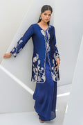 Fatima Khan | Serene Eid Luxe Pret | Blue Noir by Fatima Khan - Designer Dress - Type: Ladies Clothes - Available at Libayah - 100% Original