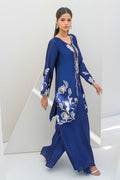Fatima Khan | Serene Eid Luxe Pret | Blue Noir by Fatima Khan - Designer Dress - Type: Ladies Clothes - Available at Libayah - 100% Original