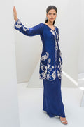 Fatima Khan | Serene Eid Luxe Pret | Blue Noir by Fatima Khan - Designer Dress - Type: Ladies Clothes - Available at Libayah - 100% Original