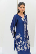 Fatima Khan | Serene Eid Luxe Pret | Blue Noir by Fatima Khan - Designer Dress - Type: Ladies Clothes - Available at Libayah - 100% Original