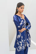 Fatima Khan | Serene Eid Luxe Pret | Blue Noir by Fatima Khan - Designer Dress - Type: Ladies Clothes - Available at Libayah - 100% Original