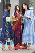 Ansab Jahangir | Luxury Silk Pret | BLUE SAPPHIRE by Ansab Jahangir - Designer Dress - Type: Ladies Clothes - Available at Libayah - 100% Original