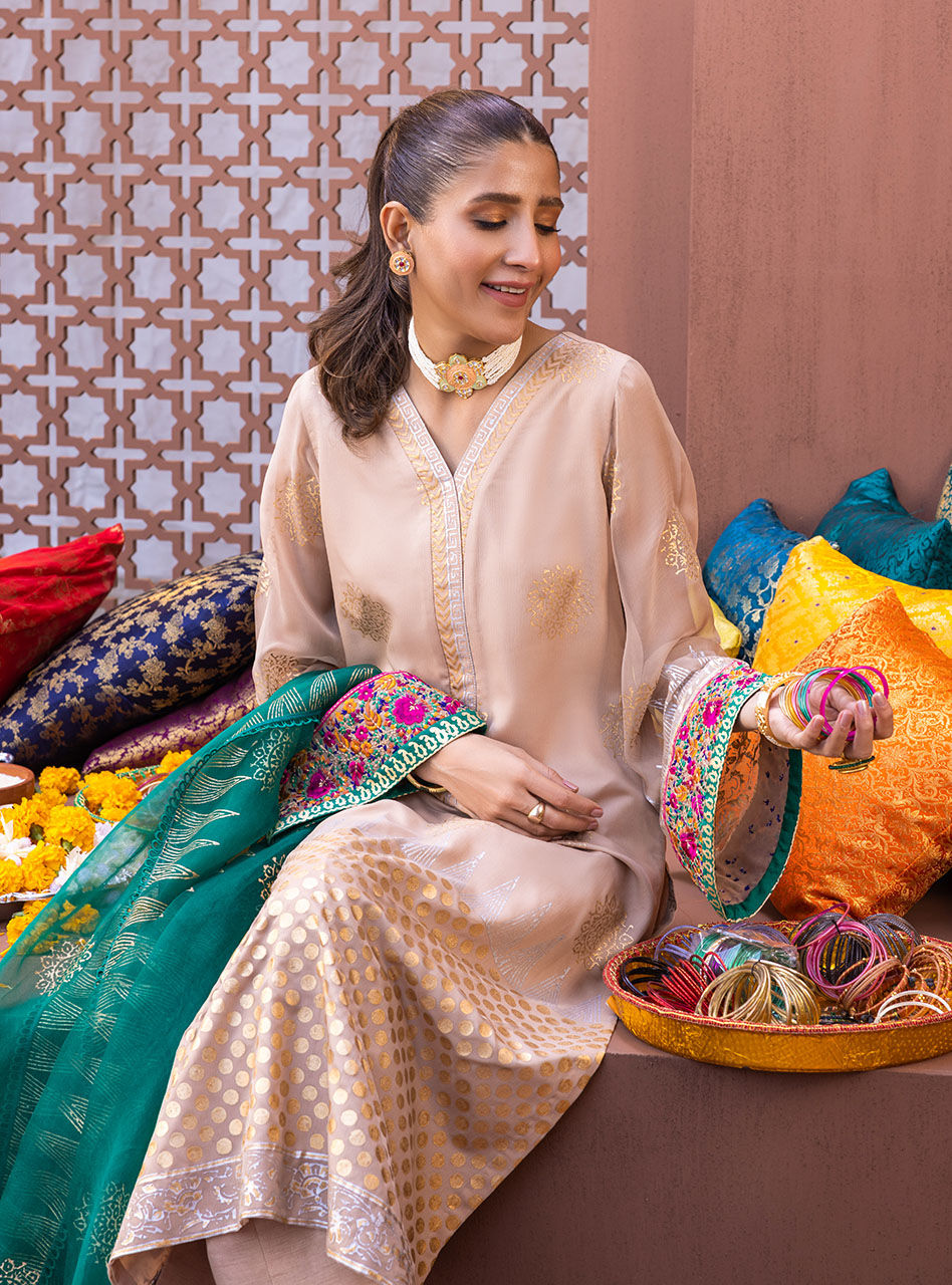 Zainab Chottani | Luxury Pret | ZHALEY by Zainab Chottani - Designer Dress - Type: Ladies Clothes - Available at Libayah - 100% Original