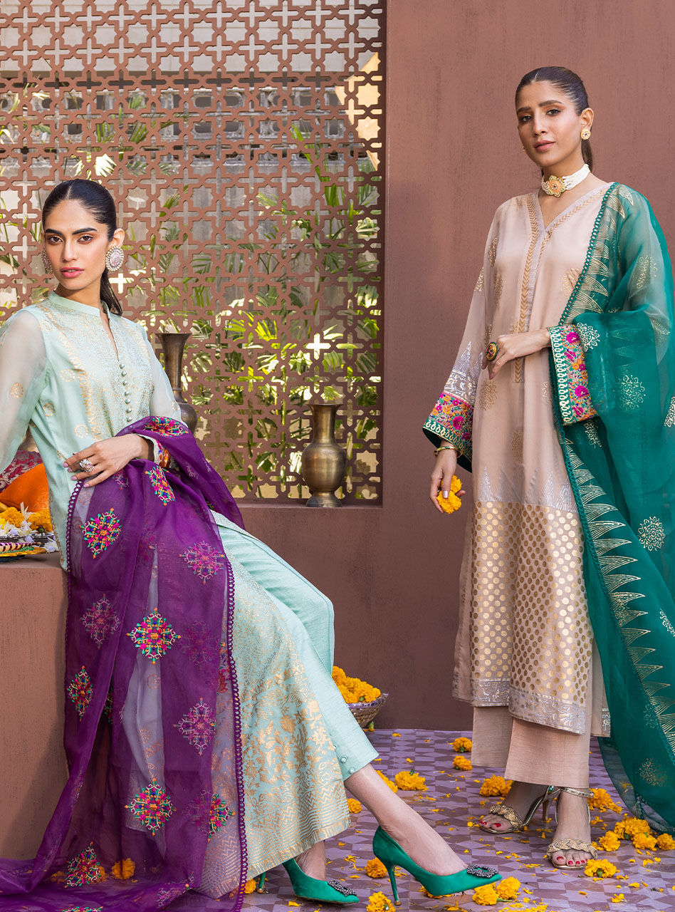 Zainab Chottani | Luxury Pret | ZHALEY by Zainab Chottani - Designer Dress - Type: Ladies Clothes - Available at Libayah - 100% Original