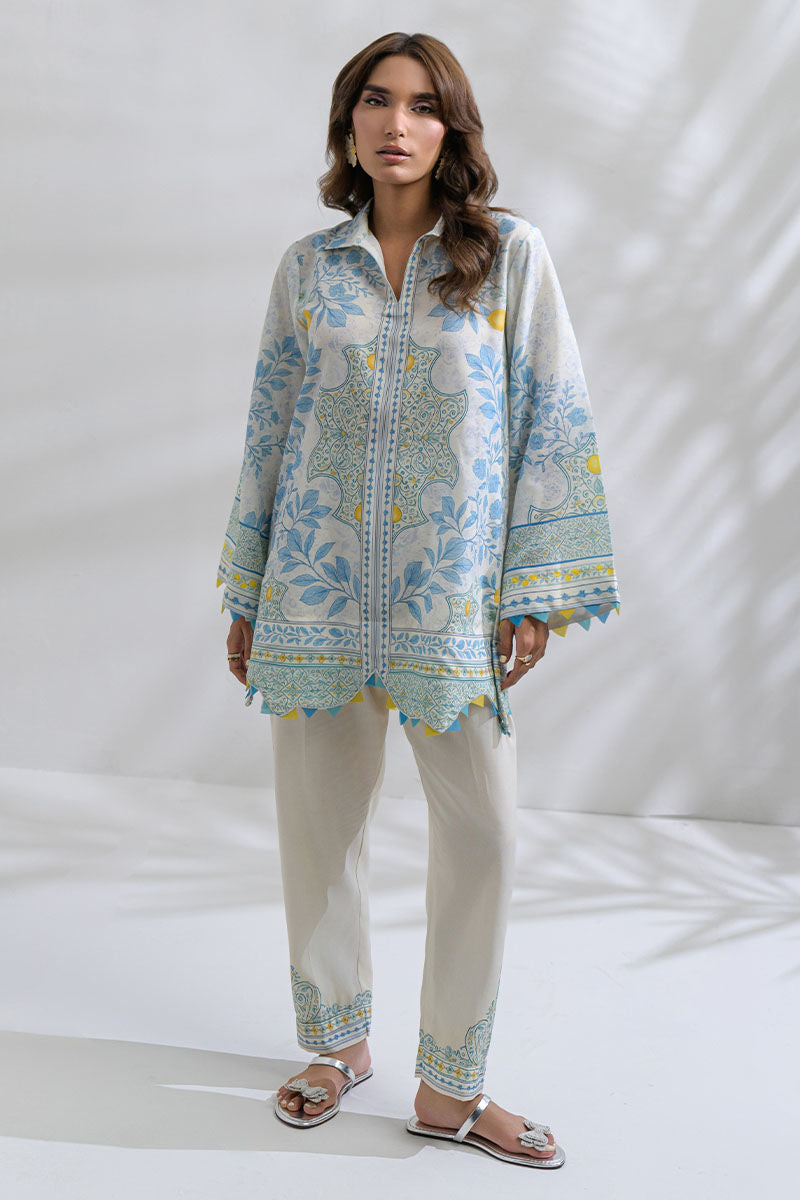Fatima Khan | FK Prints | Citrus Pop by Fatima Khan - Designer Dress  - Type : Ladies Clothes - Available at Libayah - 100% Original 