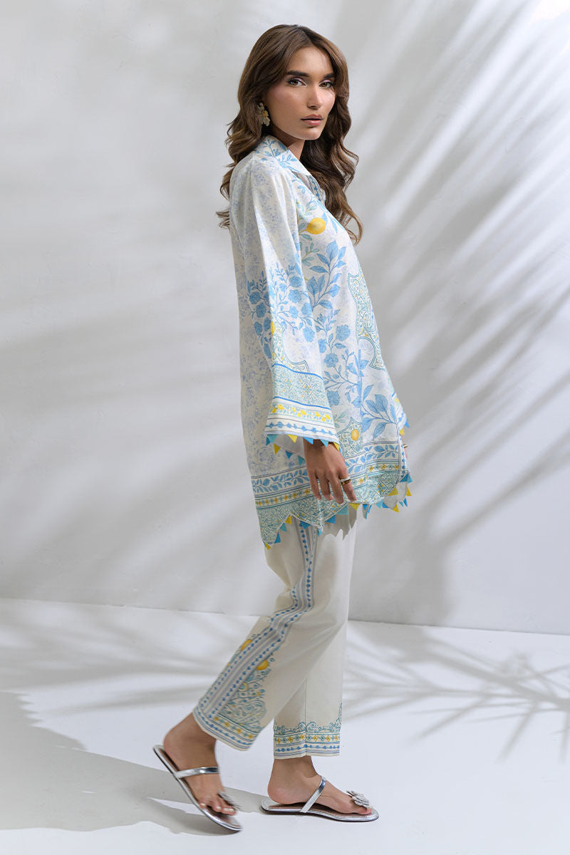Fatima Khan | FK Prints | Citrus Pop by Fatima Khan - Designer Dress  - Type : Ladies Clothes - Available at Libayah - 100% Original 