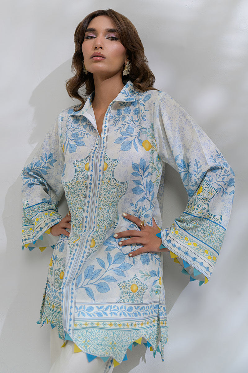 Fatima Khan | FK Prints | Citrus Pop by Fatima Khan - Designer Dress  - Type : Ladies Clothes - Available at Libayah - 100% Original 