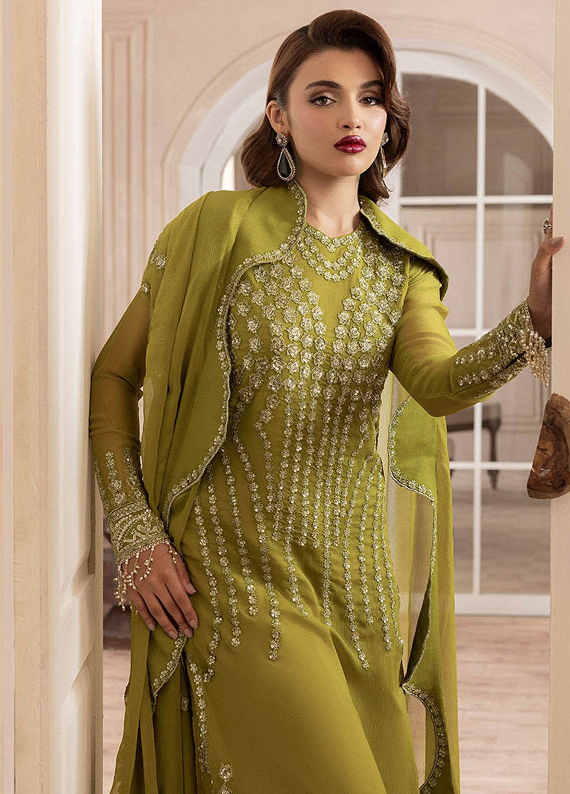 Sahane | Elyssa Festive Chiffon | CT-19001 Eve - ELYSSA by Sahane - Designer Dress - Type: Ladies Clothes - Available at Libayah - 100% Original